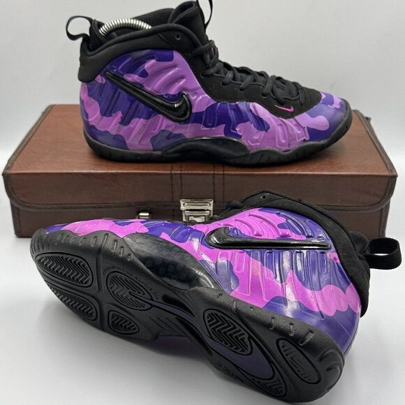 Nike Little Posite Pro GS 'Hyper Violet' - Picture 1 of 8